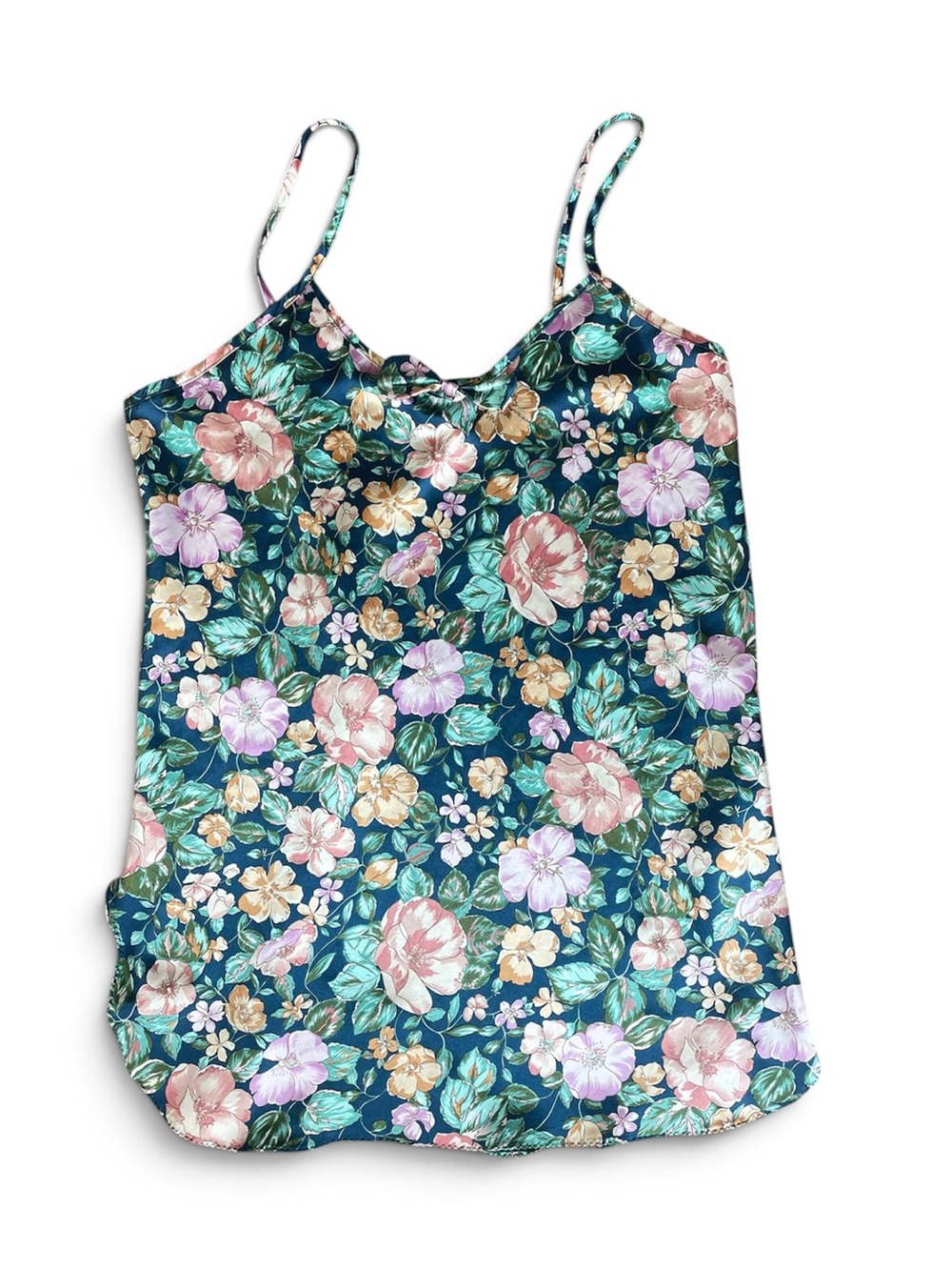 Vintage 90s California Dynasty Floral Cami Nightgown Feminine Cottagecore
